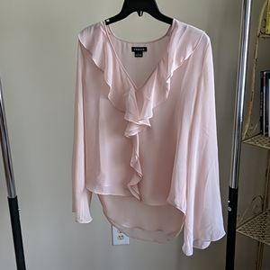 Brand new designer- Pink flowy top!